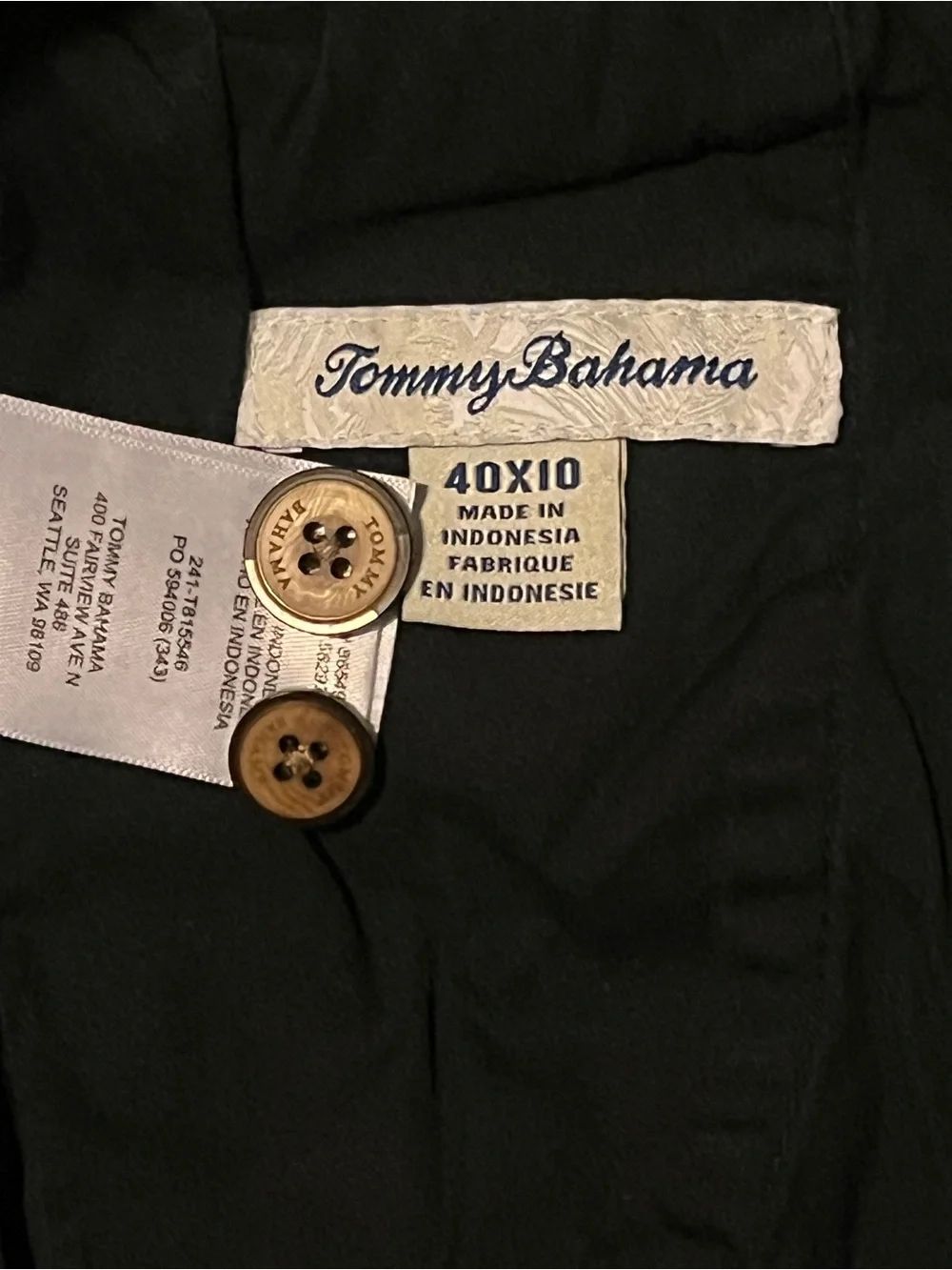 Tommy Bahama Men's Dark Navy Flat-Front Shorts
